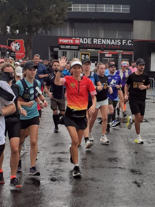 Yolande à la Roazhon Run